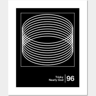 Nearly God / Minimalist Graphic Fan Artwork Design Posters and Art